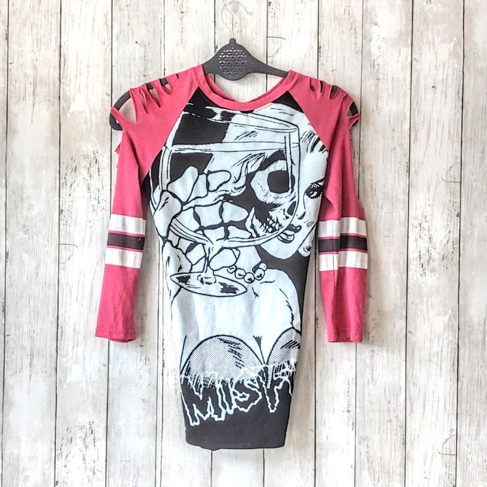 MISFITS🖤 Custom Long Sleeve Tee